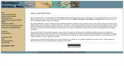 Desktop Screenshot of antiquearmsinc.com